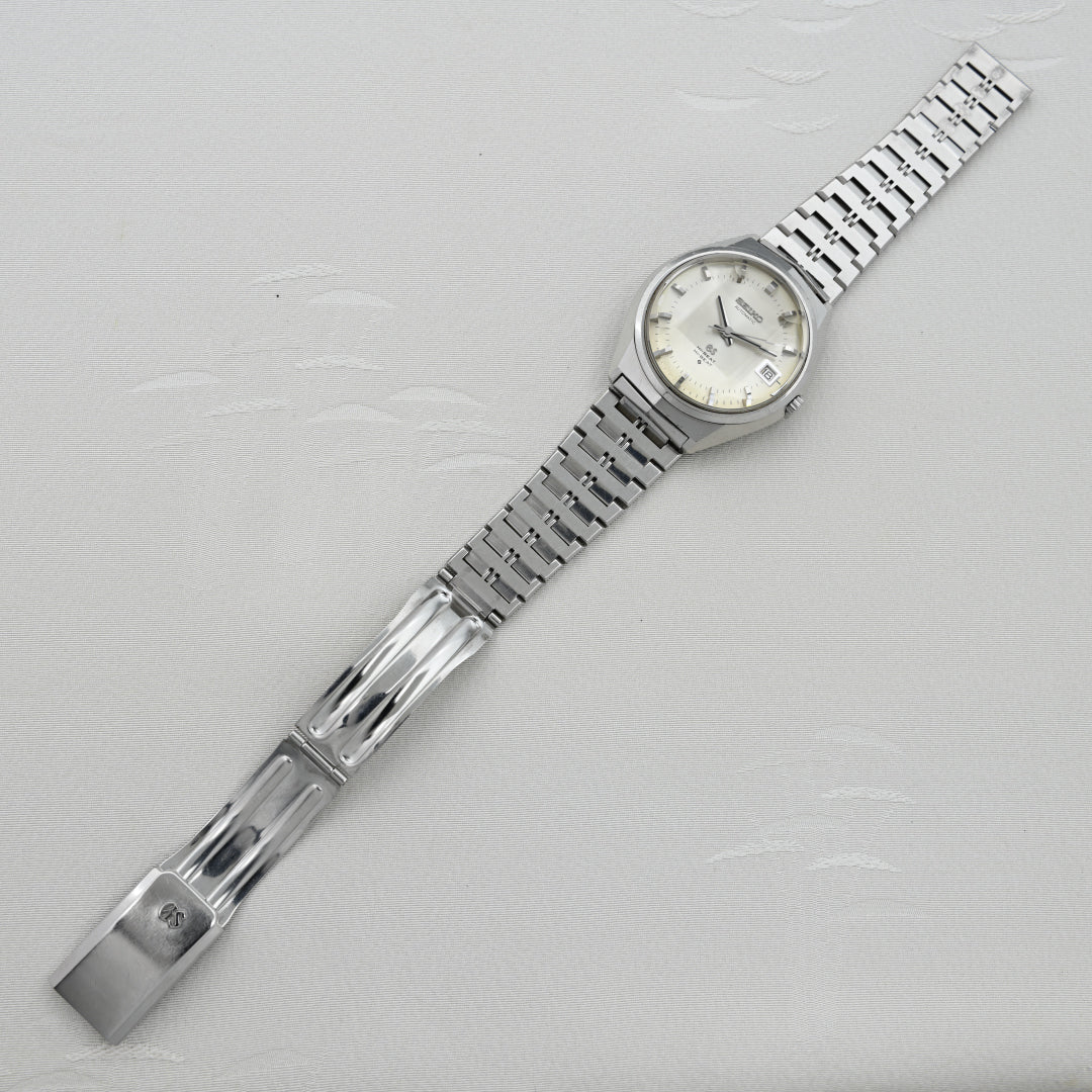 グランドセイコー 61GS 5面カットガラス シルバーダイヤル純正ブレス 自動巻き Grand Seiko 61GS 5-sided cut glass Silver dial Genuine bracelet Automatic winding