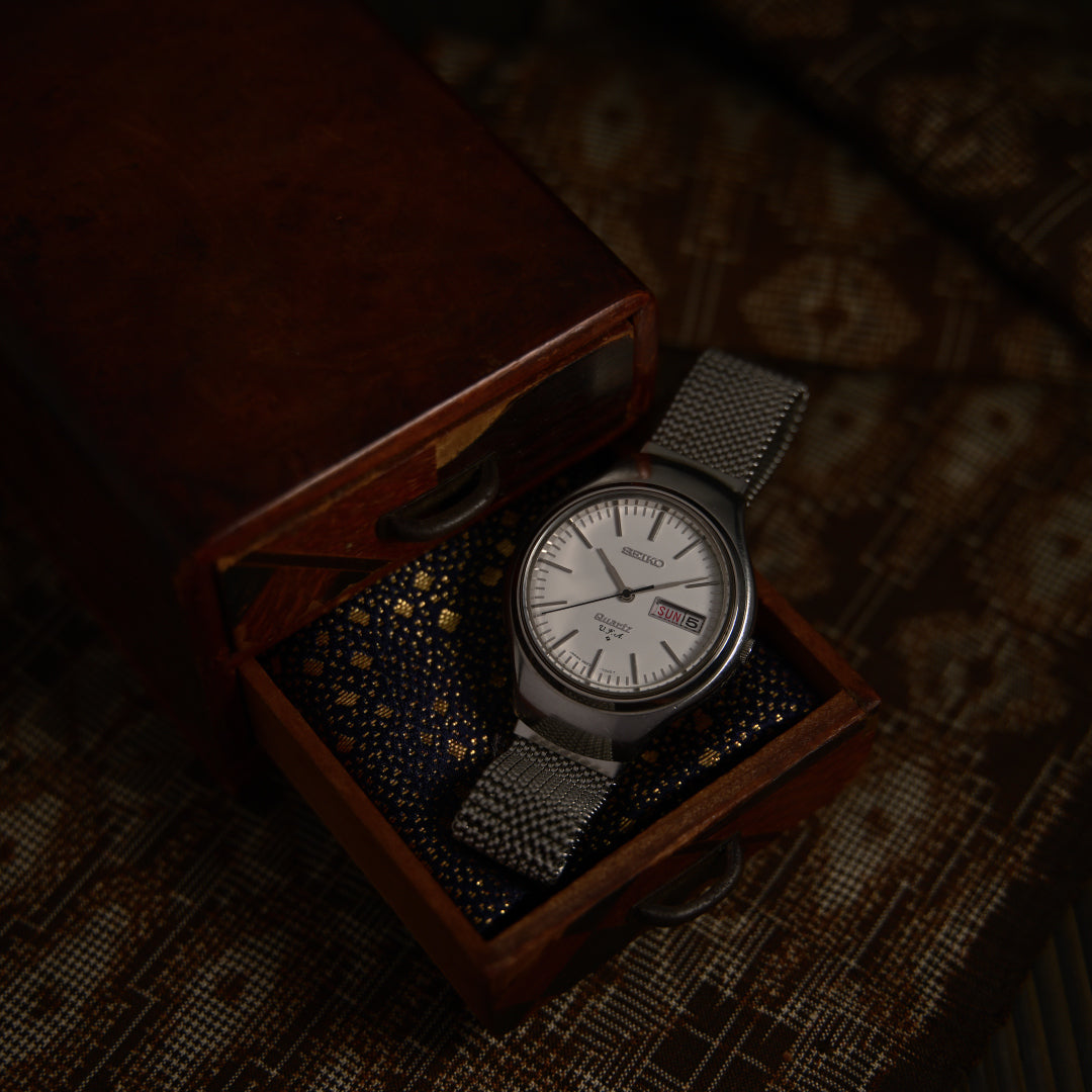 セイコー 38クォーツ V.F.A ホワイトダイヤル Seiko 38 Quartz V.F.A White Dial