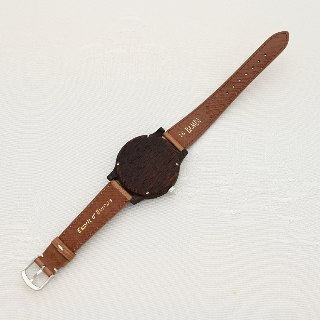 工房ペッカー 文字盤ツートンタイプ 天然木 ウエンジュ ミヨタ Studio Pecker Two-tone dial Natural wood Uenju Miyota