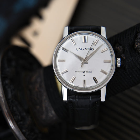 キングセイコー ファーストモデル ステンレスケースSDダイヤル 手巻き             King Seiko First Model Stainless Steel Case SD Dial Hand-wound
