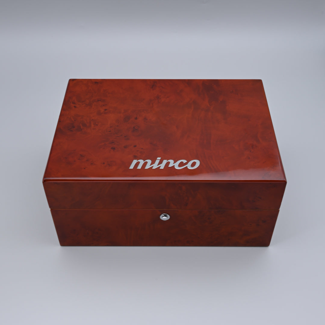 FUKUSHIMA WATCH mirco TYPE-03 栗梅(Kuriume) サファイアクリスタルガラス 自動巻き