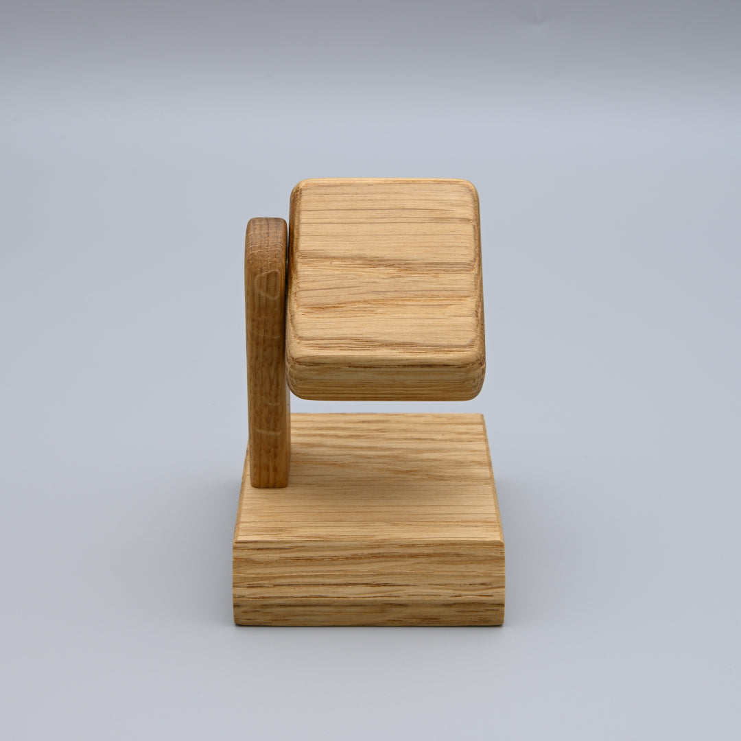 工房ペッカー 腕時計用ディスプレイ シングルタイプ 天然木 ナラ ウォールナット Kobo Pecker Watch Display Single Type Natural Wood Oak Walnut