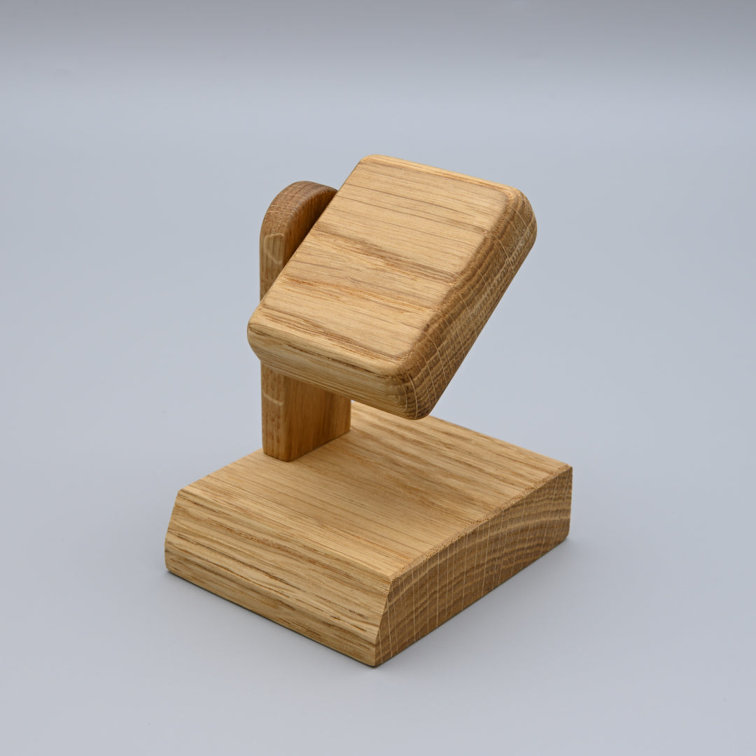 工房ペッカー 腕時計用ディスプレイ シングルタイプ 天然木 ナラ ウォールナット Kobo Pecker Watch Display Single Type Natural Wood Oak Walnut