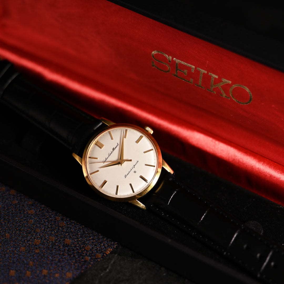 セイコー ロードマーベル 18金無垢 SD文字盤 手巻き 23石 Seiko Lord Marvel 18K solid gold SD dial Hand-wound 23 jewels