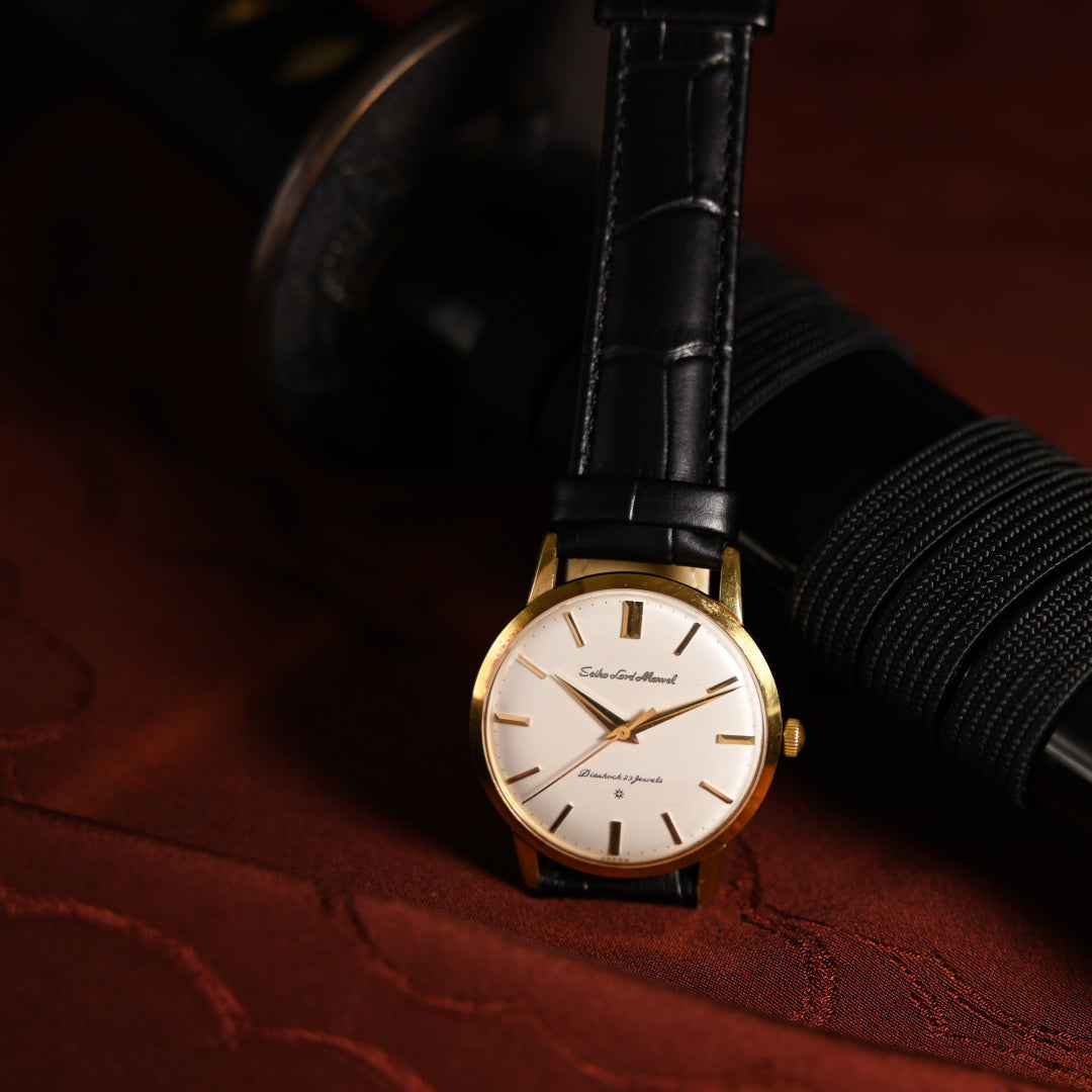 セイコー ロードマーベル 18金無垢 SD文字盤 手巻き 23石 Seiko Lord Marvel 18K solid gold SD dial Hand-wound 23 jewels
