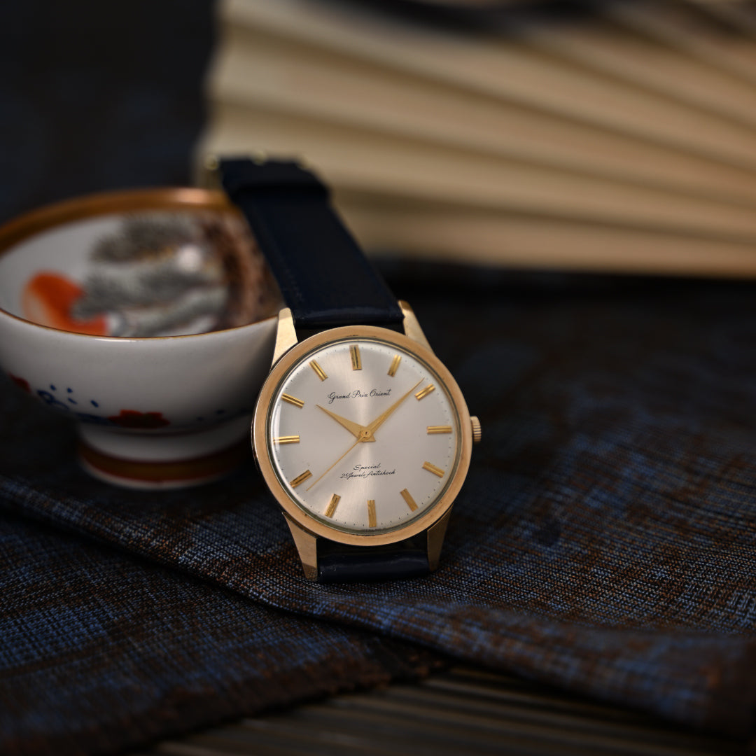 オリエント グランプリオリエント スペシャル 14K金張り 手巻き Orient Grand Prix Orient Special 14K Gold-plated Hand-wound 25 Jewels 25石