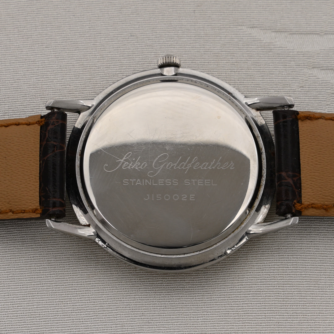 セイコー ゴールドフェザー シルバーダイヤル 手巻き 25石 Seiko Gold Feather Silver Dial Manual Winding 25 Jewels