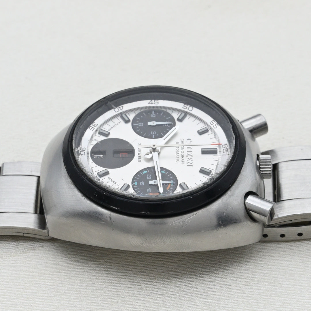 シチズン チャレンジタイマー クロノグラフ シルバーダイヤル Citizen Challenge Timer Chronograph Silver Dial