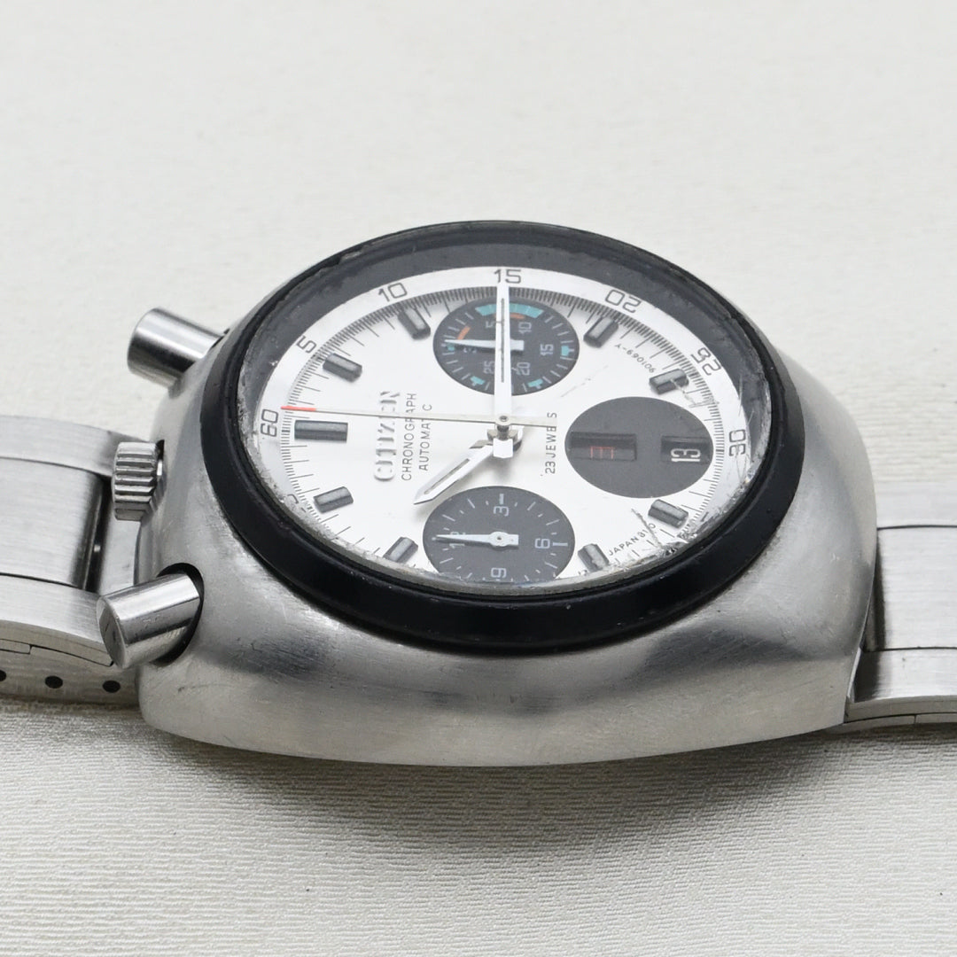 シチズン チャレンジタイマー クロノグラフ シルバーダイヤル Citizen Challenge Timer Chronograph Silver Dial