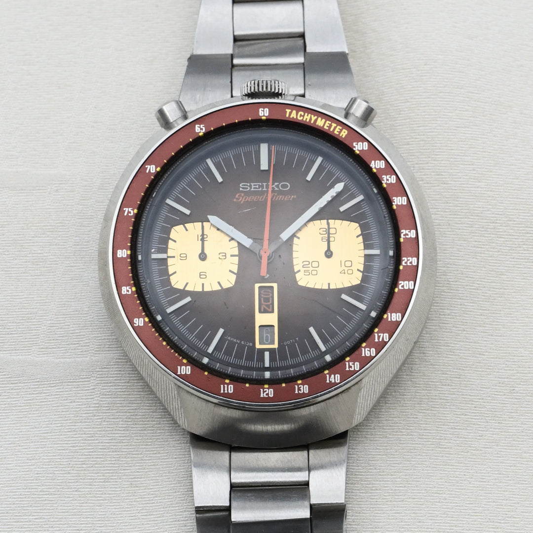 セイコー スピードタイマー クロノグラフ Ref.6138-0040 (茶馬)