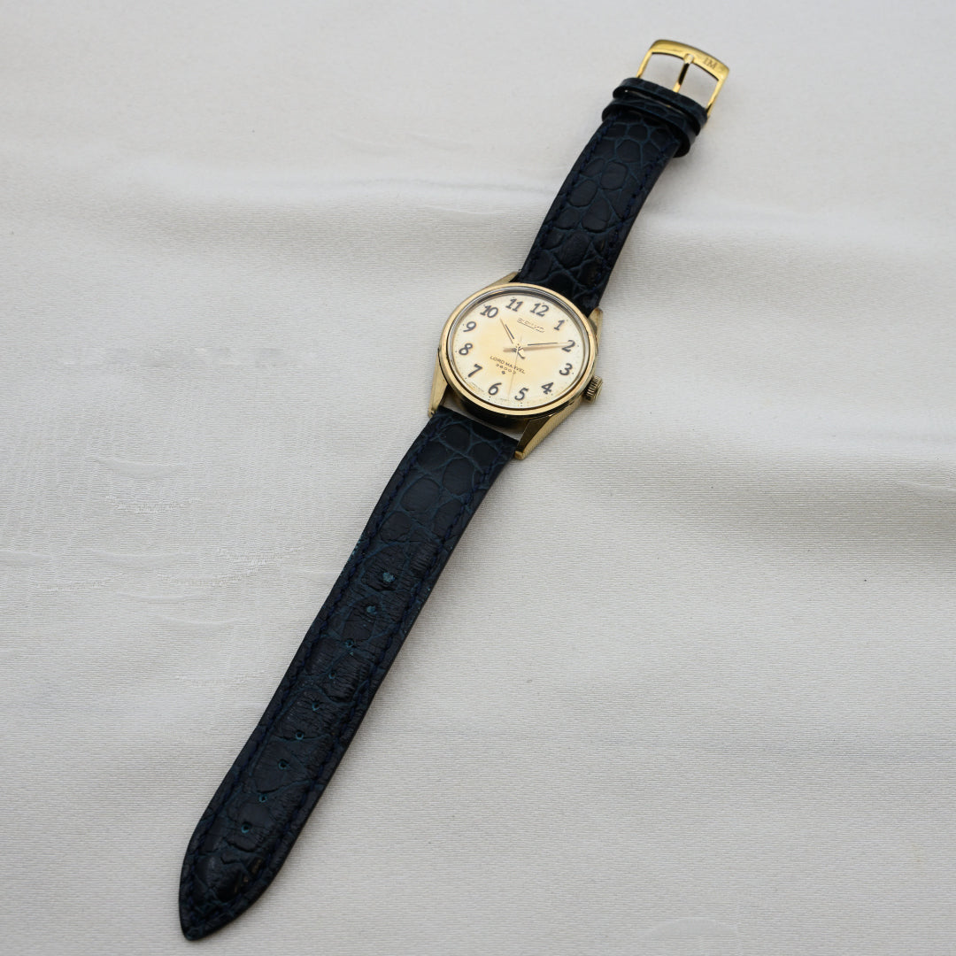 ロードマーベル 1974年製 ハイビートムーヴ パティーナゴールド文字盤 Lord Marvel 1974 High Beat Movement Patina Gold Dial
