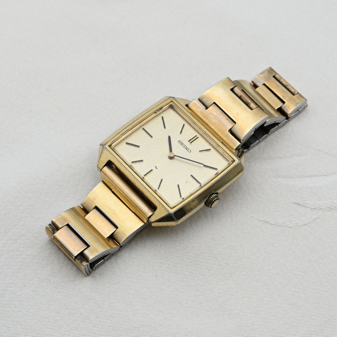 セイコーシャリオ ゴールドケース 手巻きハイビート Seiko Chariot Gold Case Hand-wound Hi-Beat
