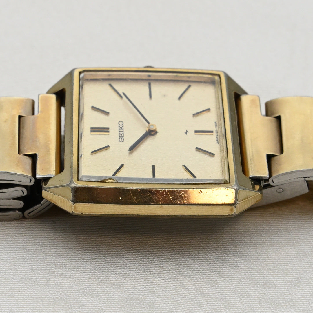 セイコーシャリオ ゴールドケース 手巻きハイビート Seiko Chariot Gold Case Hand-wound Hi-Beat