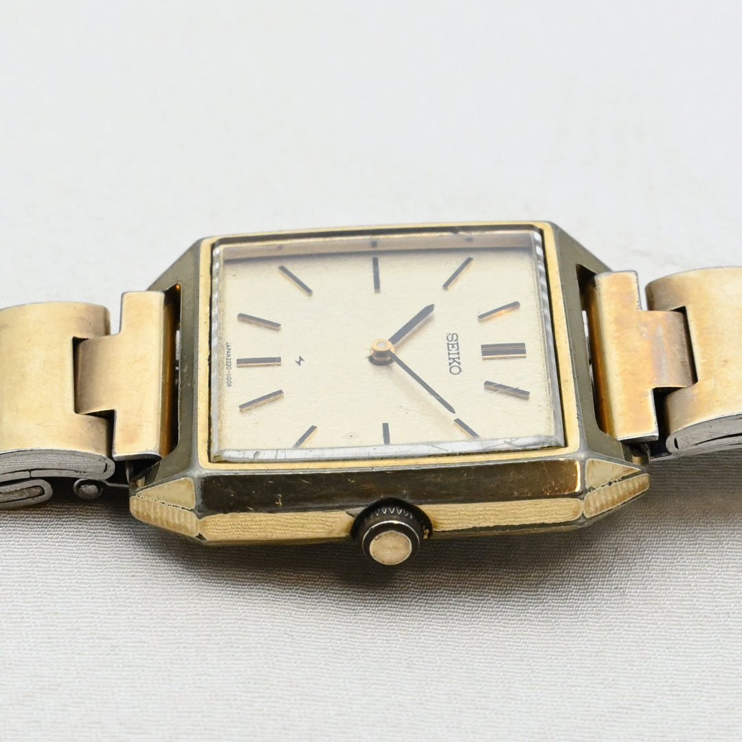 セイコーシャリオ ゴールドケース 手巻きハイビート Seiko Chariot Gold Case Hand-wound Hi-Beat