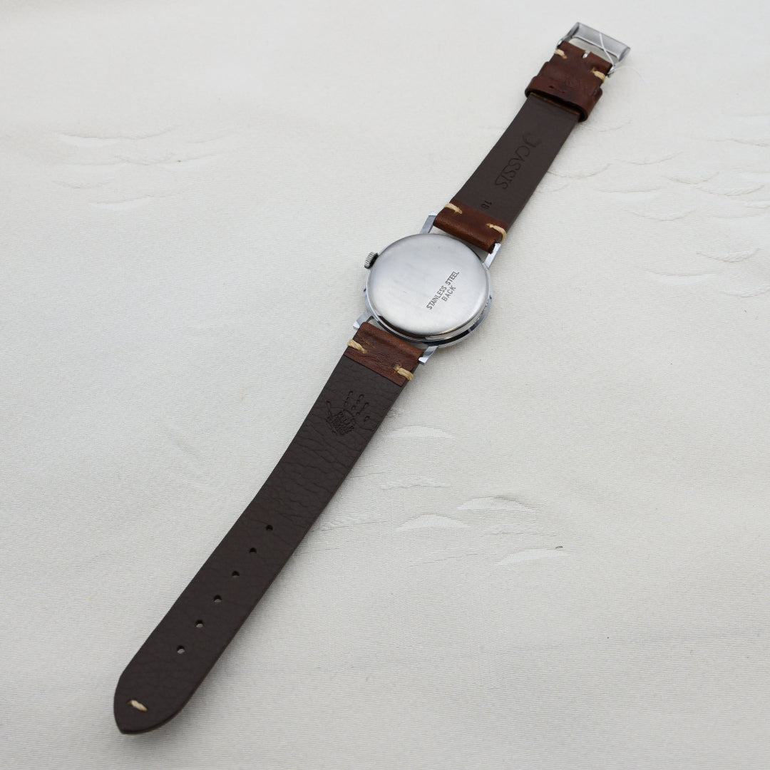 セイコー スーパー 赤機械 手巻き アイボリー文字盤 ゴールドインデックス Seiko Super Hand-wound Ivory dial Gold index