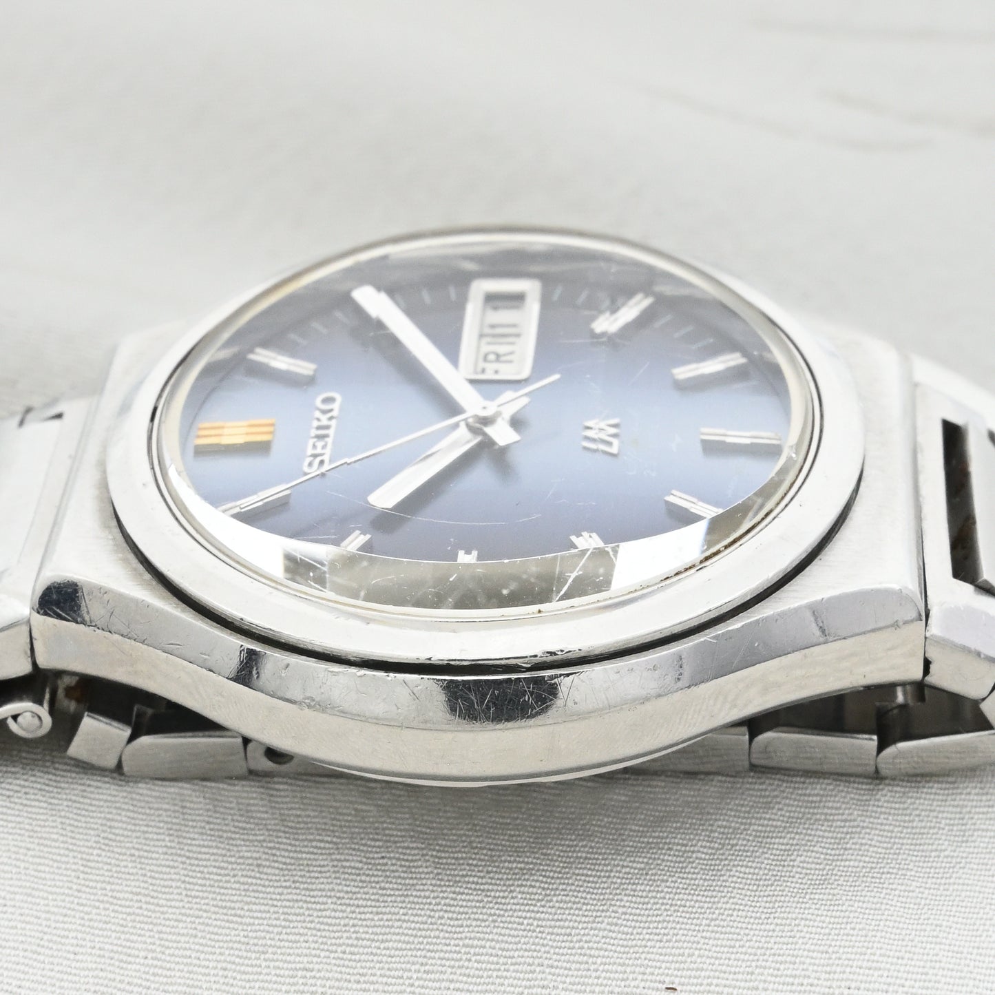 セイコーロードマチックスペシャルブルーグラデーションカットガラス Seiko Loadmatic Special Blue Gradient Cut Glass