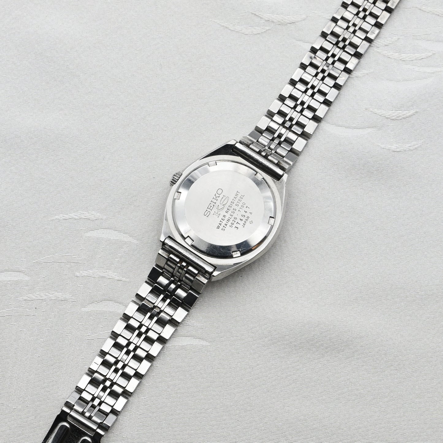 キングセイコー VANAC 1973年諏訪精工舎製 9面カットガラスブルーダイヤル King Seiko VANAC 1973 Made by Suwa Seikosha 9-facet cut glass Blue dial