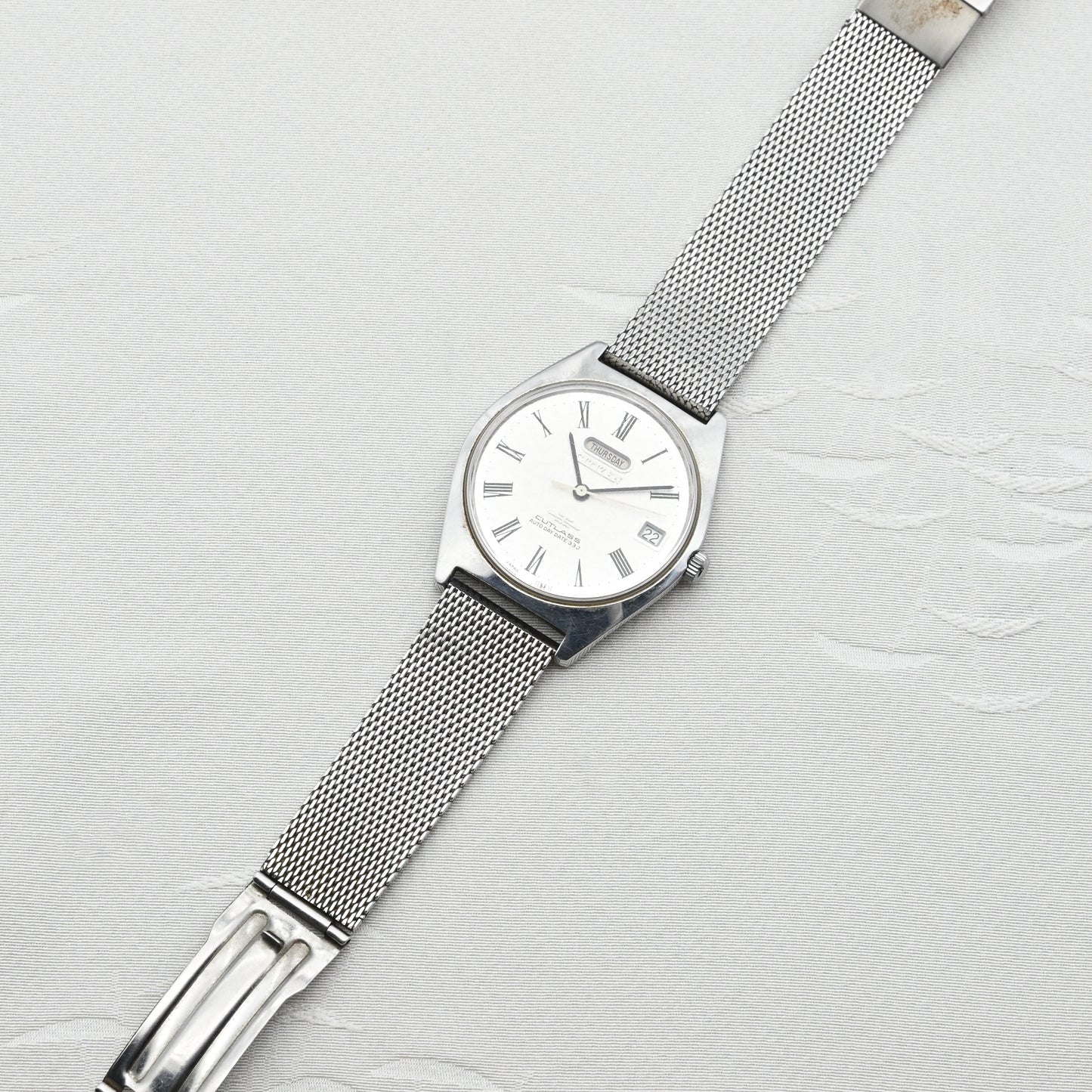 シチズン カトラスオートデイデイト 33石 変わり文字盤Citizen Cutlass Auto Day Date 33 Jewels Alternative Dial