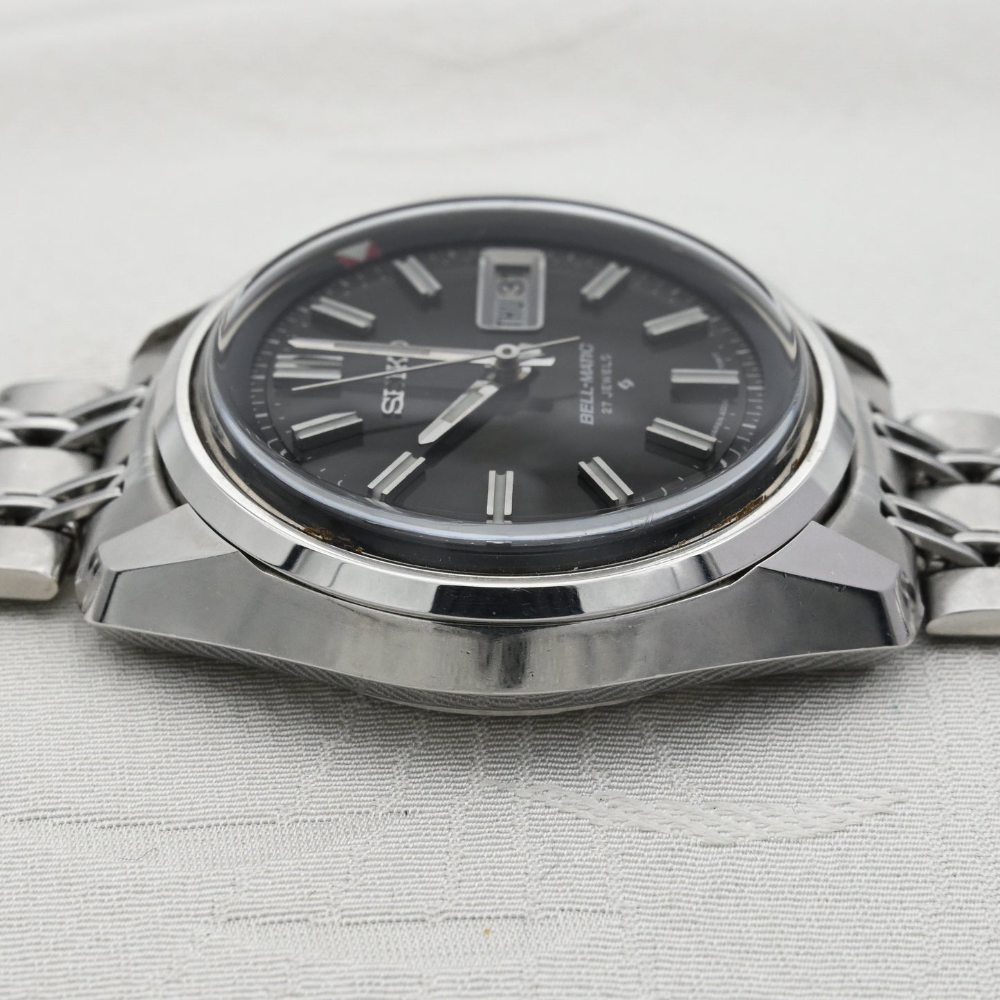セイコー ベルマチック デイデイト 1974年諏訪精工舎製 27石 Seiko Bell-matic Day Date, 1974, made by Suwa Seikosha, 27 jewels