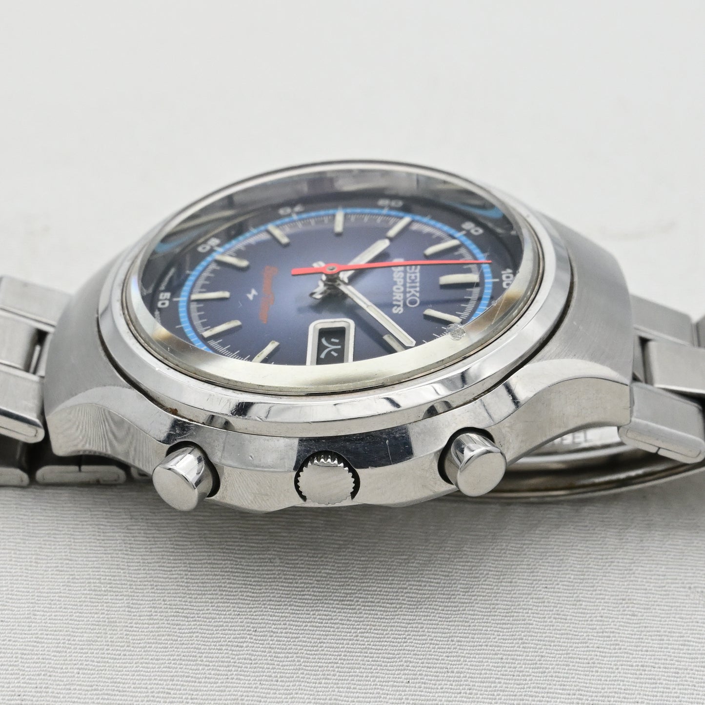 セイコー スピードタイマー デシマルメーター・フライバックSeiko Speed Timer Decimal Meter Flyback 7015-8000