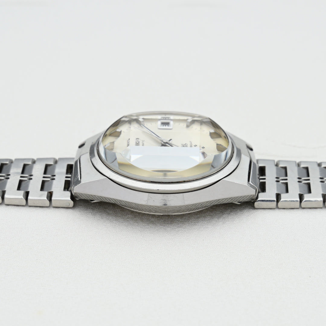 グランドセイコー 61GS 5面カットガラス シルバーダイヤル純正ブレス 自動巻き Grand Seiko 61GS 5-sided cut glass Silver dial Genuine bracelet Automatic winding