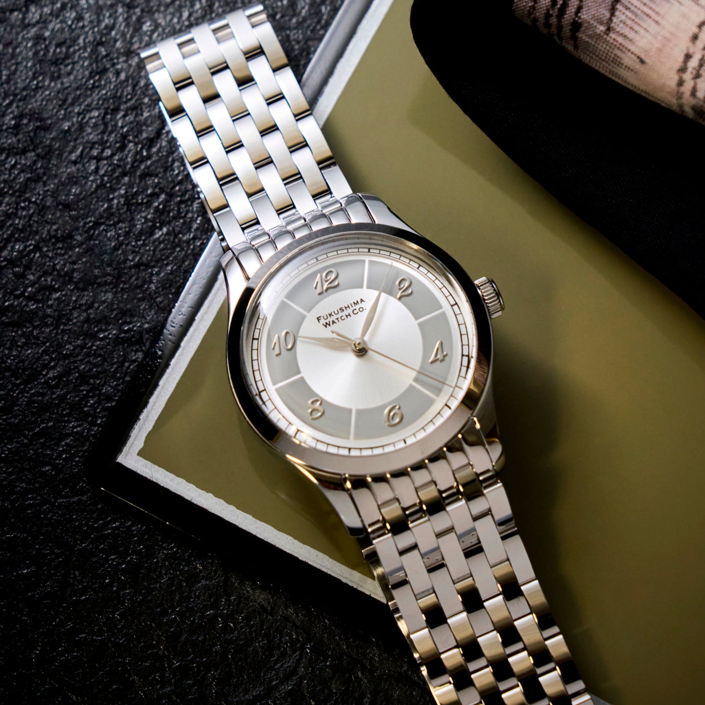 Fukushima Watch Company 『FUTABA』 Moonlight Silver