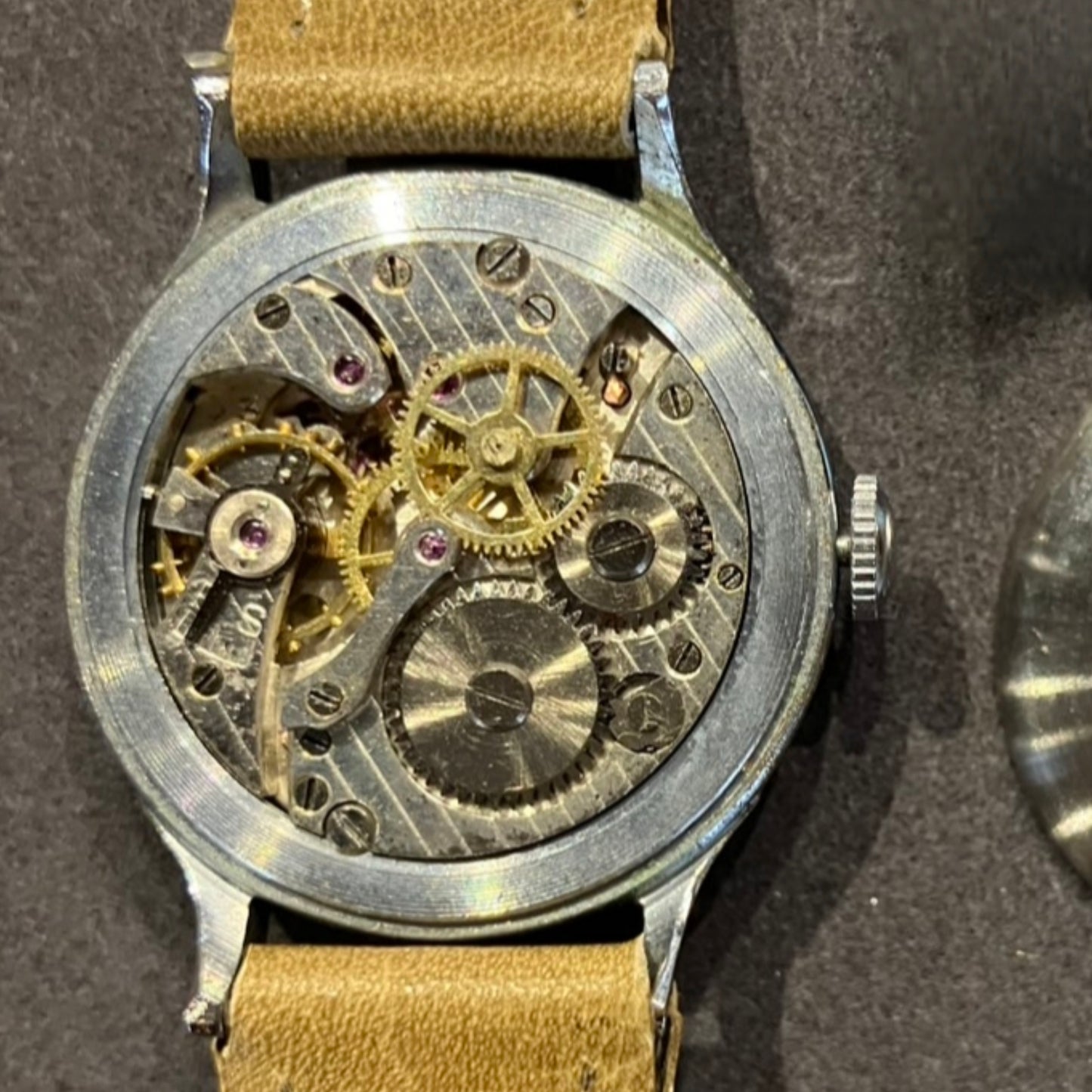 シチズン時計株式会社 A中三針 レイルウェイ 青焼針 赤秒針 Citizen Watch Co., Ltd. A-3 Hands Railway Blue Plated Hands Red Second Hand