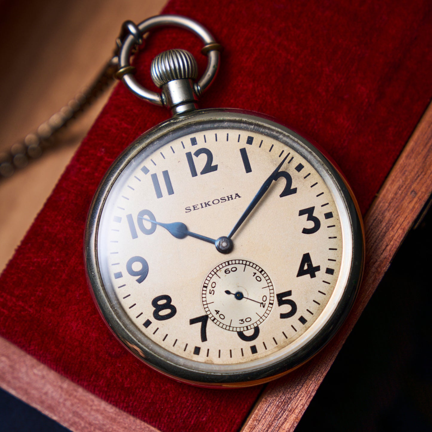 精工舎24型懐中時計 逓信省刻印入 Seikosha 24-type pocket watch