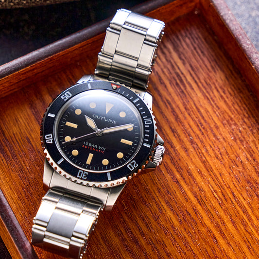 アウトライン ブラックダイバー(ブラックドット)