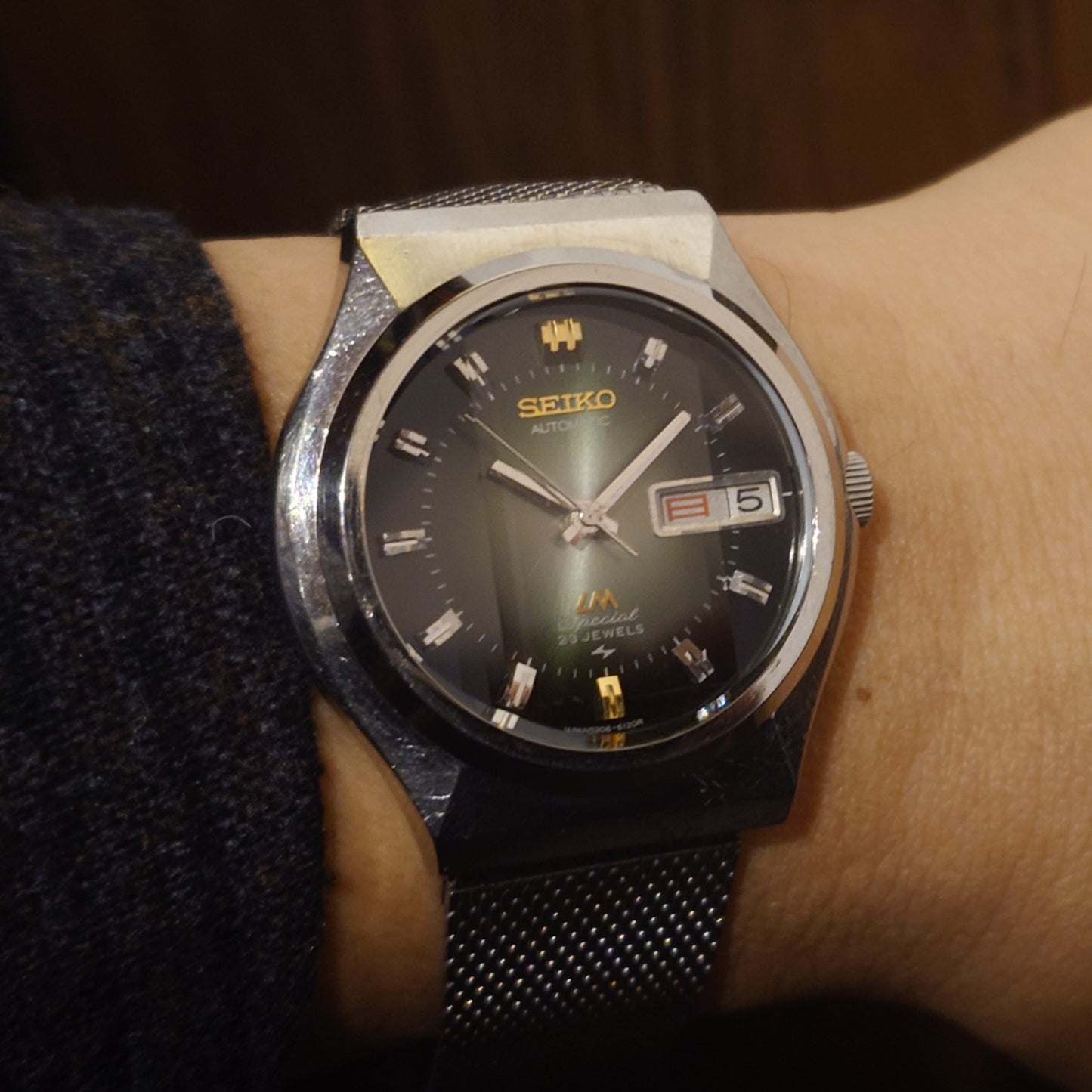 セイコー ロードマチックスペシャル 9面カットガラス グリーンダイヤル Seiko Loadmatic Special 9-faceted glass Green dial