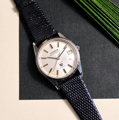 シチズン クロノマスターデイト 33石 シルバーダイヤル 手巻き　Citizen Chrono master Date 25 Jewels Silver Dial Manual Winding