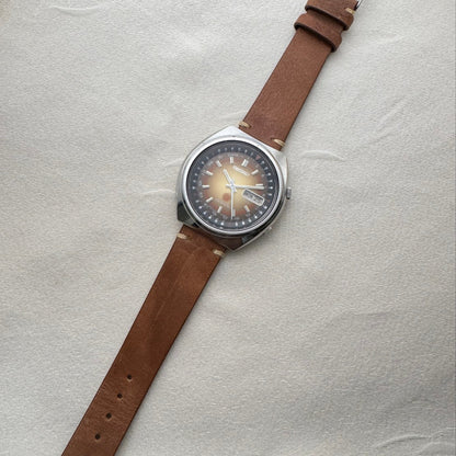 SEIKO アドバン万年カレンダー ブラウンダイヤル自動巻きSEIKO Advan Perpetual Calendar Brown Dial Automati