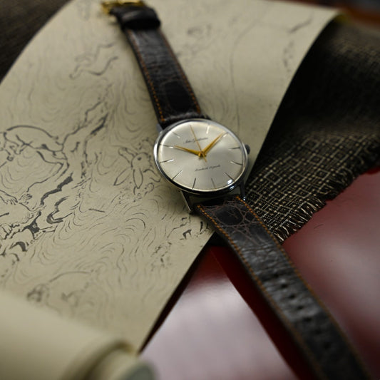 セイコー ゴールドフェザー シルバーダイヤル 手巻き 25石　Seiko Gold Feather Silver Dial  Manual Winding 25 Jewels