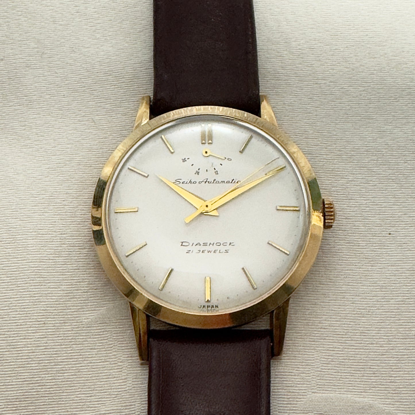 SEIKO インジケータ―後期型 オリジナル 自動巻きウイング尾錠 SEIKO Early Automatic Power Indicator Late Model Original Dial