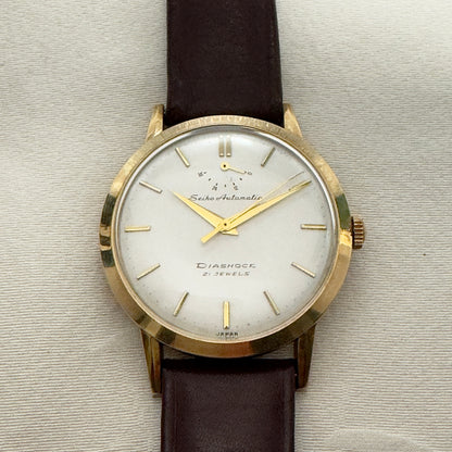 SEIKO インジケータ―後期型 オリジナル 自動巻きウイング尾錠 SEIKO Early Automatic Power Indicator Late Model Original Dial