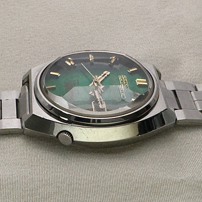 セイコー 5アクタスカットガラス読売100周年 自動巻き　Seiko 5 Actus "Yomiuri" Emerald Green Dial