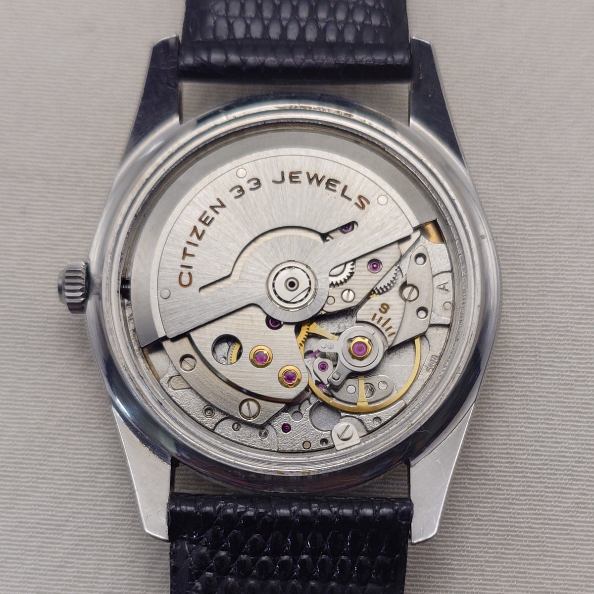 シチズン クロノマスターデイト 33石 シルバーダイヤル 手巻き　Citizen Chrono master Date 25 Jewels Silver Dial Manual Winding