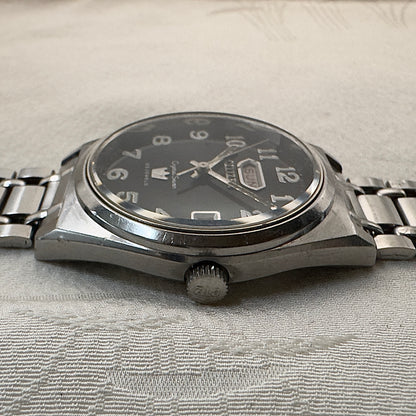 シチズン クリスタルセブン ブラックダイヤルアラビア数字 CITIZEN Crystal Seven Black Dial