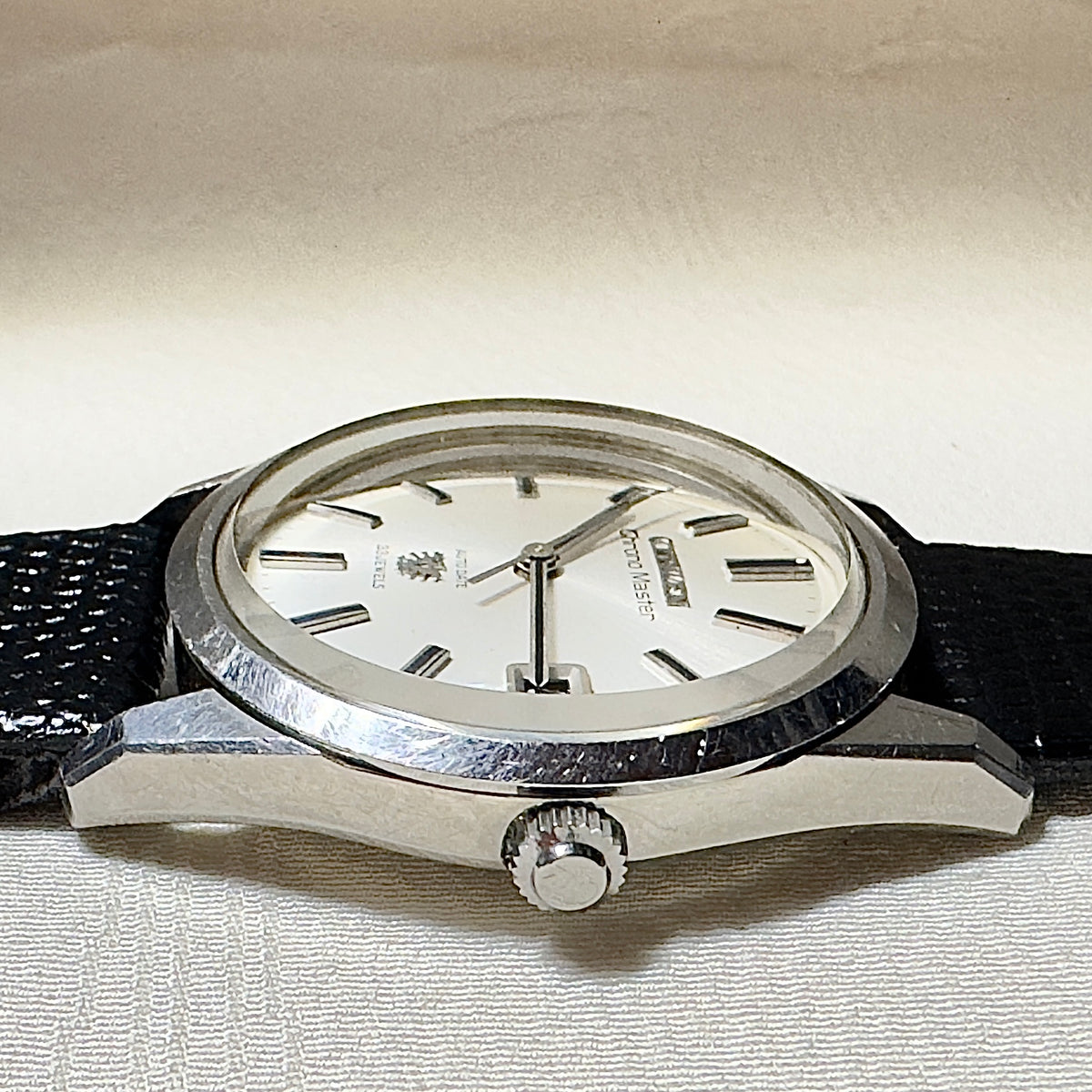 シチズン クロノマスターデイト 33石 シルバーダイヤル 手巻き　Citizen Chrono master Date 25 Jewels Silver Dial Manual Winding