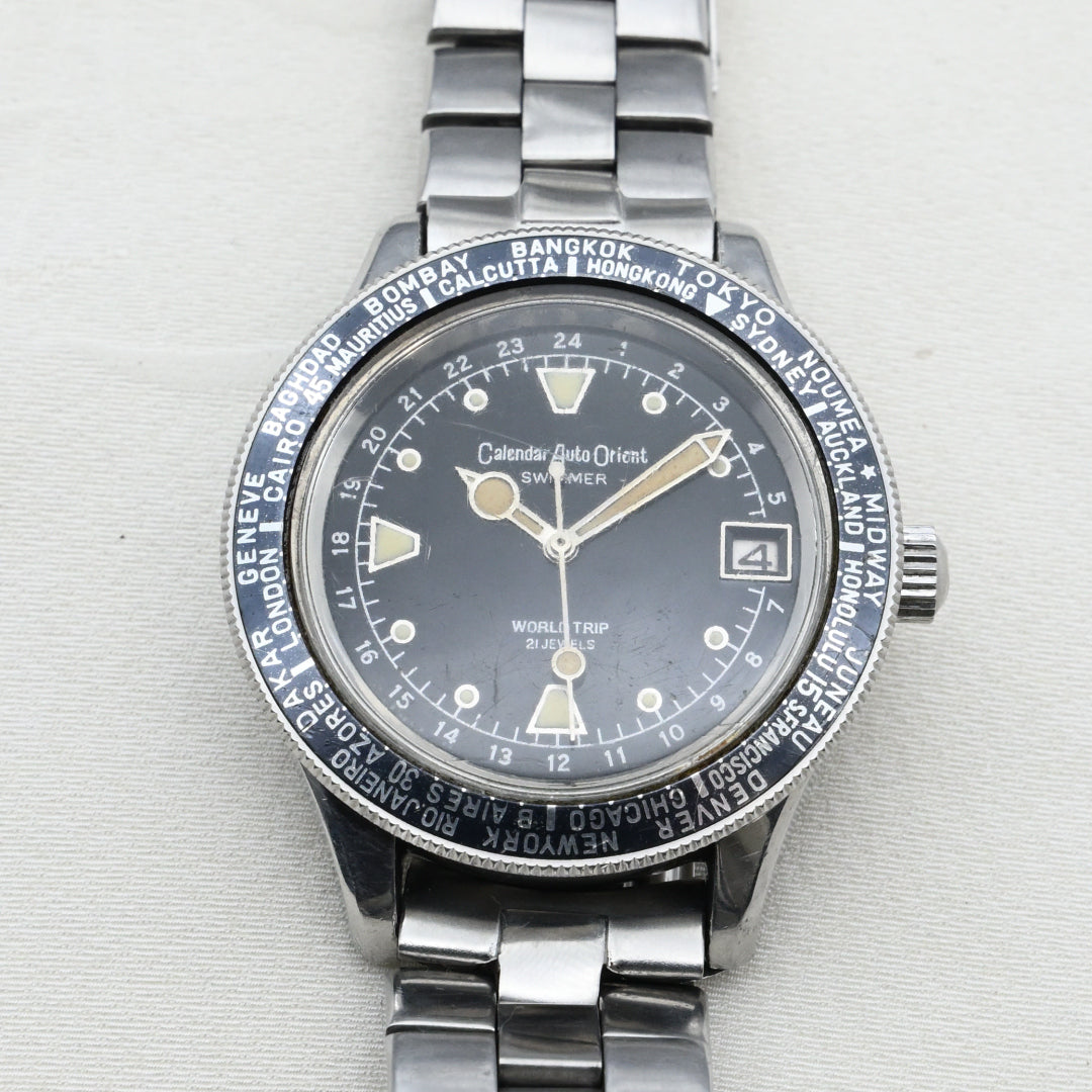オリエント　カレンダーオートオリエントスイマーワールドトリップ　Orient Calendar Auto Orient Swimmer World Trip