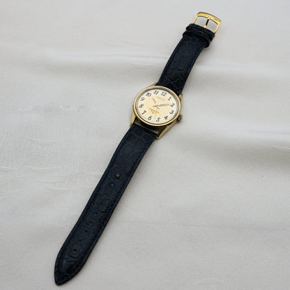 ロードマーベル 1974年製 ハイビートムーヴ パティーナゴールド文字盤　Lord Marvel 1974 High Beat Movement Patina Gold Dial