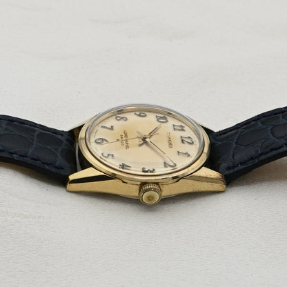 ロードマーベル 1974年製 ハイビートムーヴ パティーナゴールド文字盤　Lord Marvel 1974 High Beat Movement Patina Gold Dial