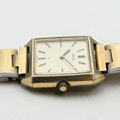 セイコーシャリオ　ゴールドケース　手巻きハイビート　Seiko Chariot Gold Case Hand-wound Hi-Beat