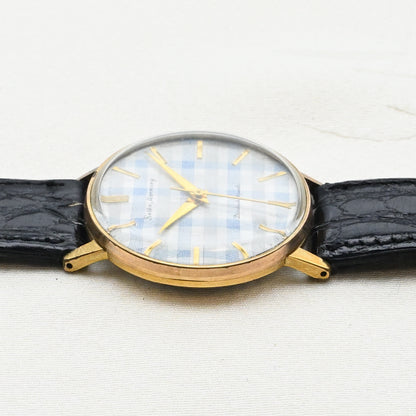 セイコー ハーモニー 青チェック柄 手巻き　Seiko Harmony Blue Check Pattern Hand-wound