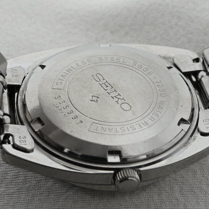 セイコーロードマチック9面カットガラスブルーダイヤル　Seiko Loadmatic 9-faceted glass blue dial