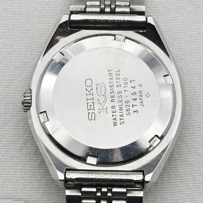 キングセイコー VANAC 1973年諏訪精工舎製 9面カットガラスブルーダイヤル　King Seiko VANAC 1973 Made by Suwa Seikosha 9-facet cut glass Blue dial