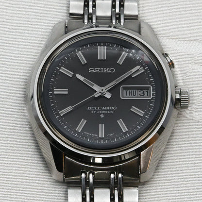 セイコー ベルマチック デイデイト　1974年諏訪精工舎製　27石　Seiko Bell-matic Day Date, 1974, made by Suwa Seikosha, 27 jewels