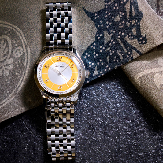 Fukushima Watch Company　『FUTABA』　Sunshine Yello