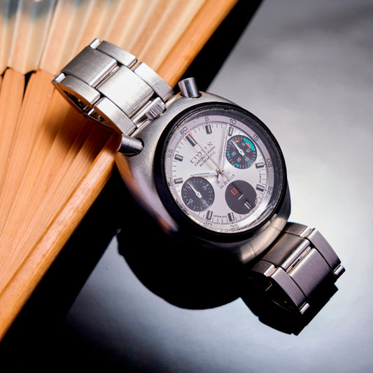 シチズン チャレンジタイマー クロノグラフ シルバーダイヤル　Citizen Challenge Timer Chronograph Silver Dial