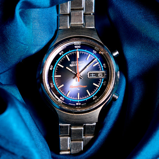 セイコー　スピードタイマー　デシマルメーター・フライバックSeiko Speed Timer Decimal Meter Flyback　7015-8000